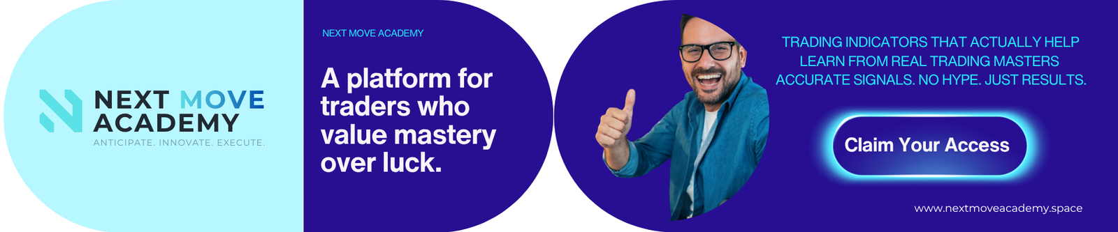 Next Move Academy trader access banner