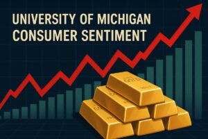 Spot gold&nbsp;at session highs after Consumer Sentiment ticks up to 49.8