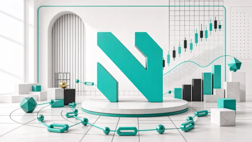Next Move Markets custom rotating visual for crypto-market-update-n-signature