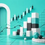 Next Move Markets custom rotating visual for crypto-market-update-turquoise