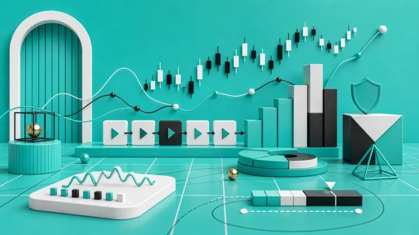 Next Move Markets custom rotating visual for day-trading-strategies-turquoise