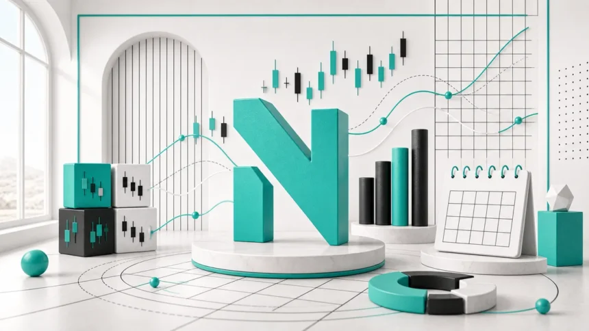 Next Move Markets custom rotating visual for forex-market-drivers-n-signature