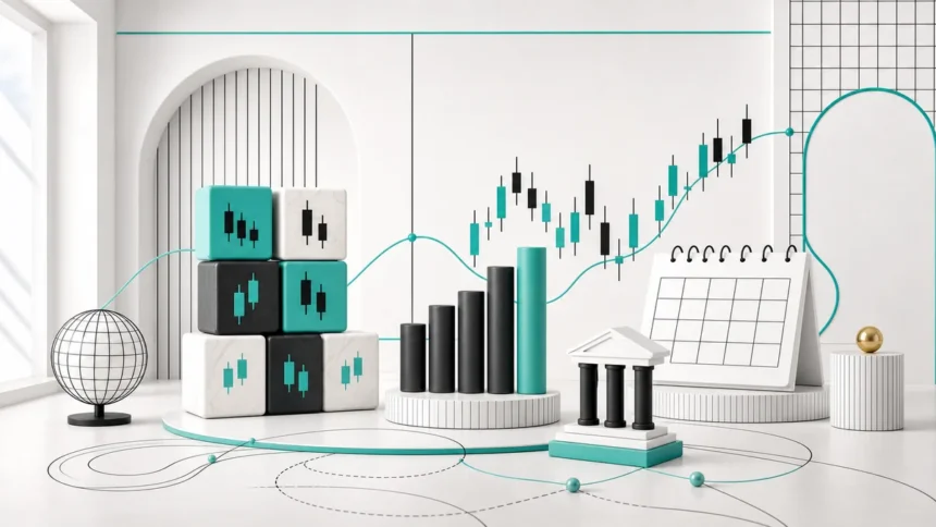Next Move Markets custom visual for forex market drivers today
