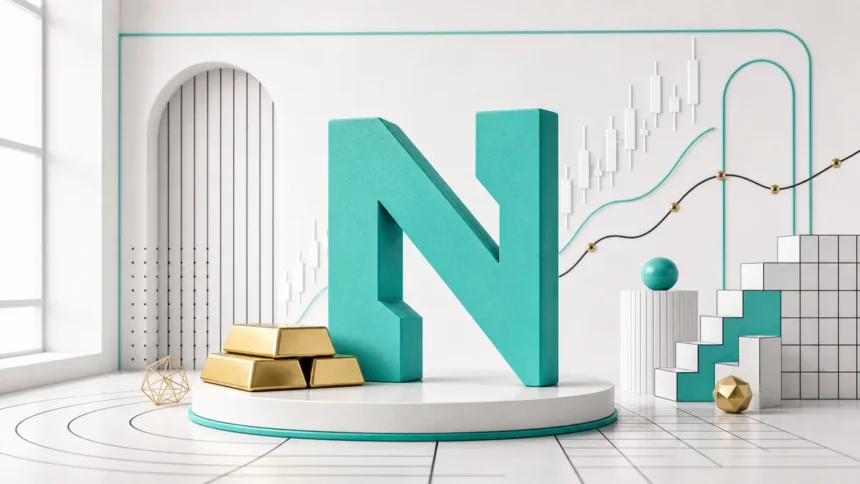 Next Move Markets custom rotating visual for gold-price-analysis-n-signature