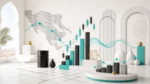 Next Move Markets custom visual for middle east market news