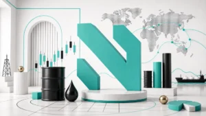 Next Move Markets custom rotating visual for oil-price-forecast-n-signature