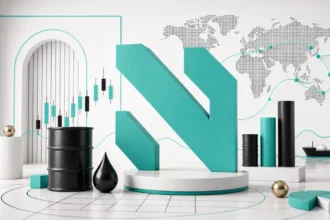 Next Move Markets custom rotating visual for oil-price-forecast-n-signature