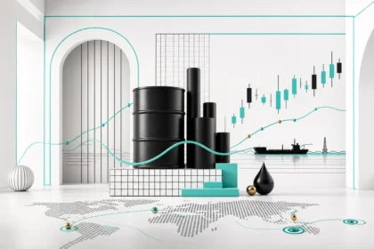 Next Move Markets custom visual for oil price forecast today