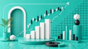 Next Move Markets custom rotating visual for stocks-market-analysis-turquoise