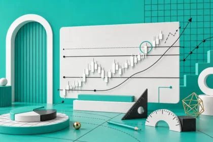 Next Move Markets custom rotating visual for technical-analysis-turquoise
