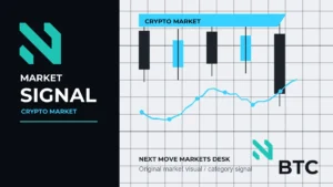 Next Move Markets Crypto Editorial Signal Logo visual with official N logo