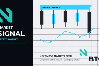 Next Move Markets Crypto Editorial Signal Logo visual with official N logo