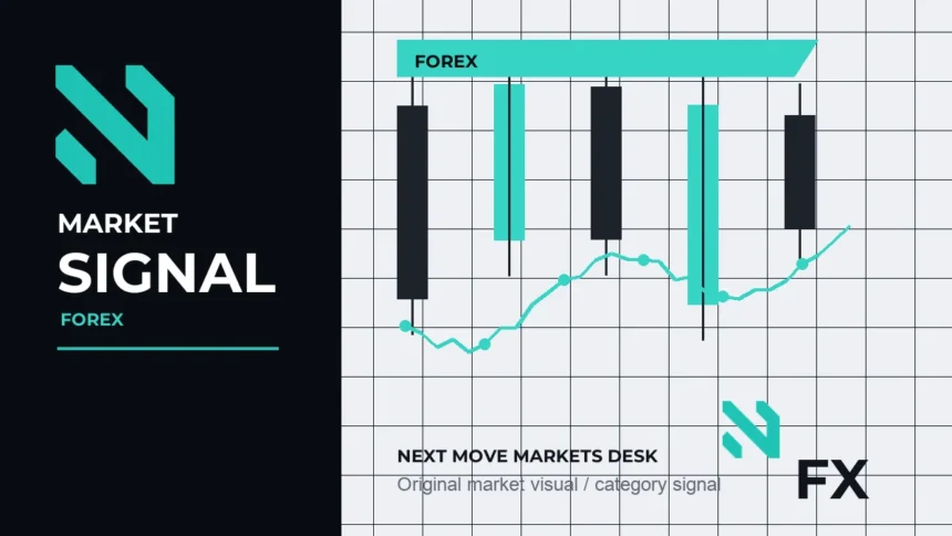 Next Move Markets Forex Editorial Signal Logo visual with official N logo