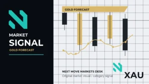 Next Move Markets Gold Forecast Editorial Signal Logo visual with official N logo
