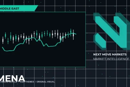 Next Move Markets Middle East Markets Dark Desk Logo visual with official N logo
