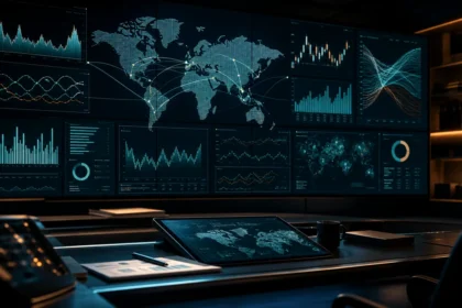 Global market drivers command wall with macro dashboards