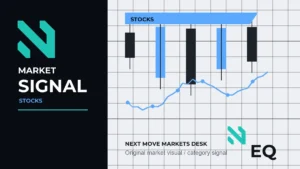 Next Move Markets Stocks Editorial Signal Logo visual with official N logo