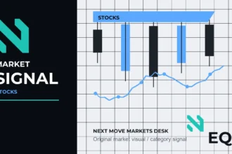 Next Move Markets Stocks Editorial Signal Logo visual with official N logo