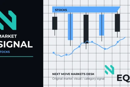 Next Move Markets Stocks Editorial Signal Logo visual with official N logo